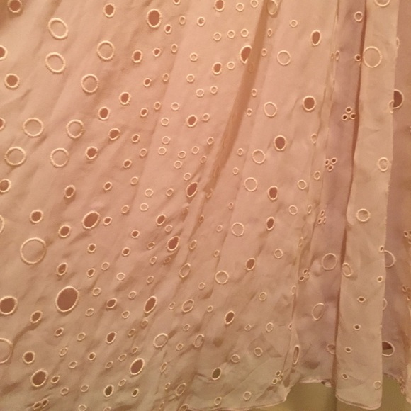 Zac Posen Calypso smocked waist halter eyelet gown - Picture 8 of 8